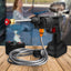 Front view of the 48V cordless car pressure washer, ready for action.