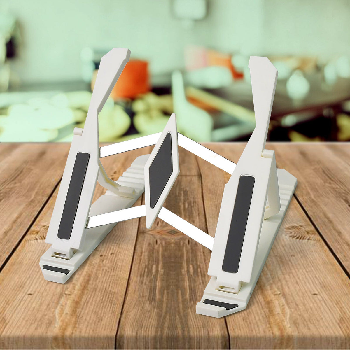 PHOBIA Adjustable Mobile Stand supporting a smartphone on a desk. Main image