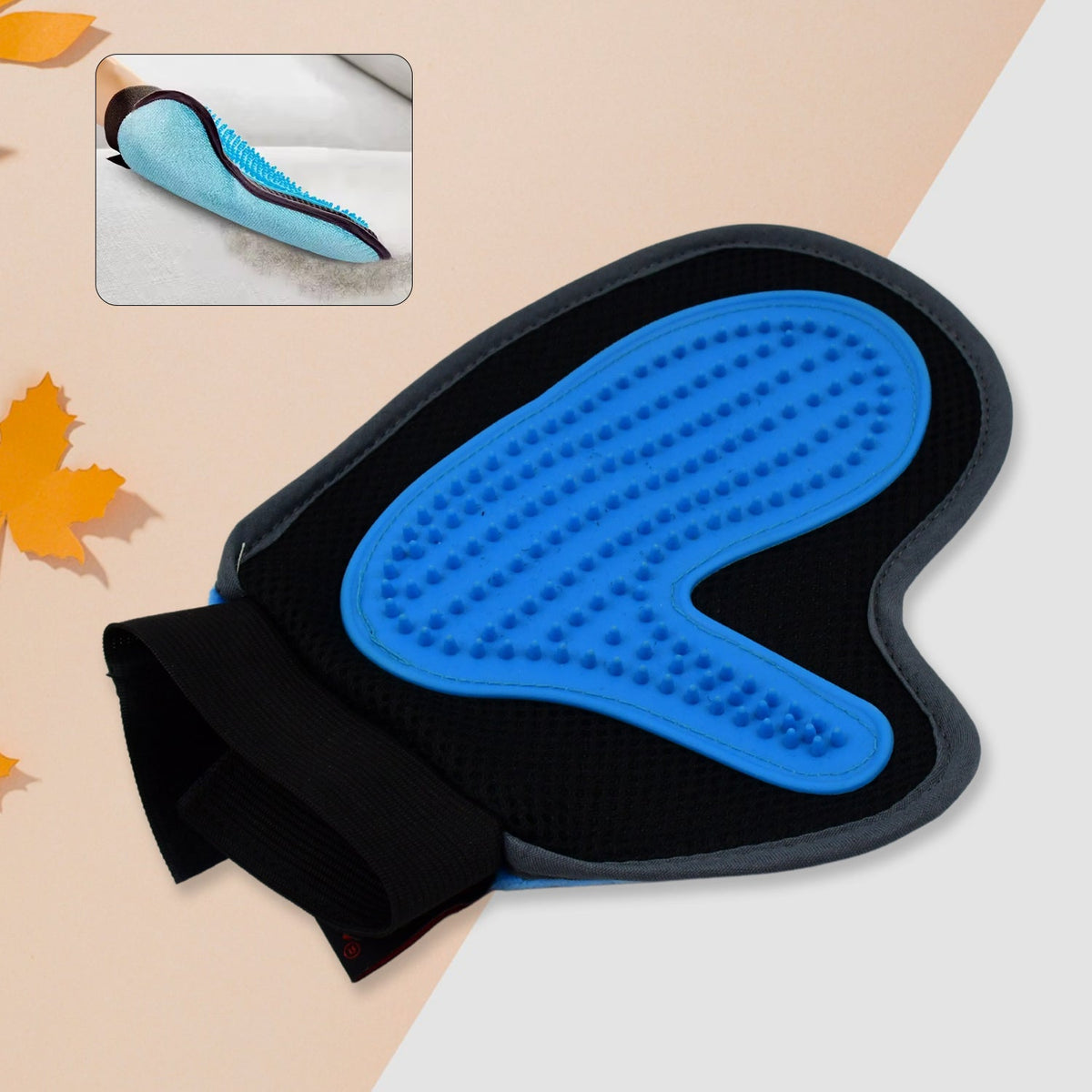 Pet Grooming Glove for gentle pet fur removal and massage Main image