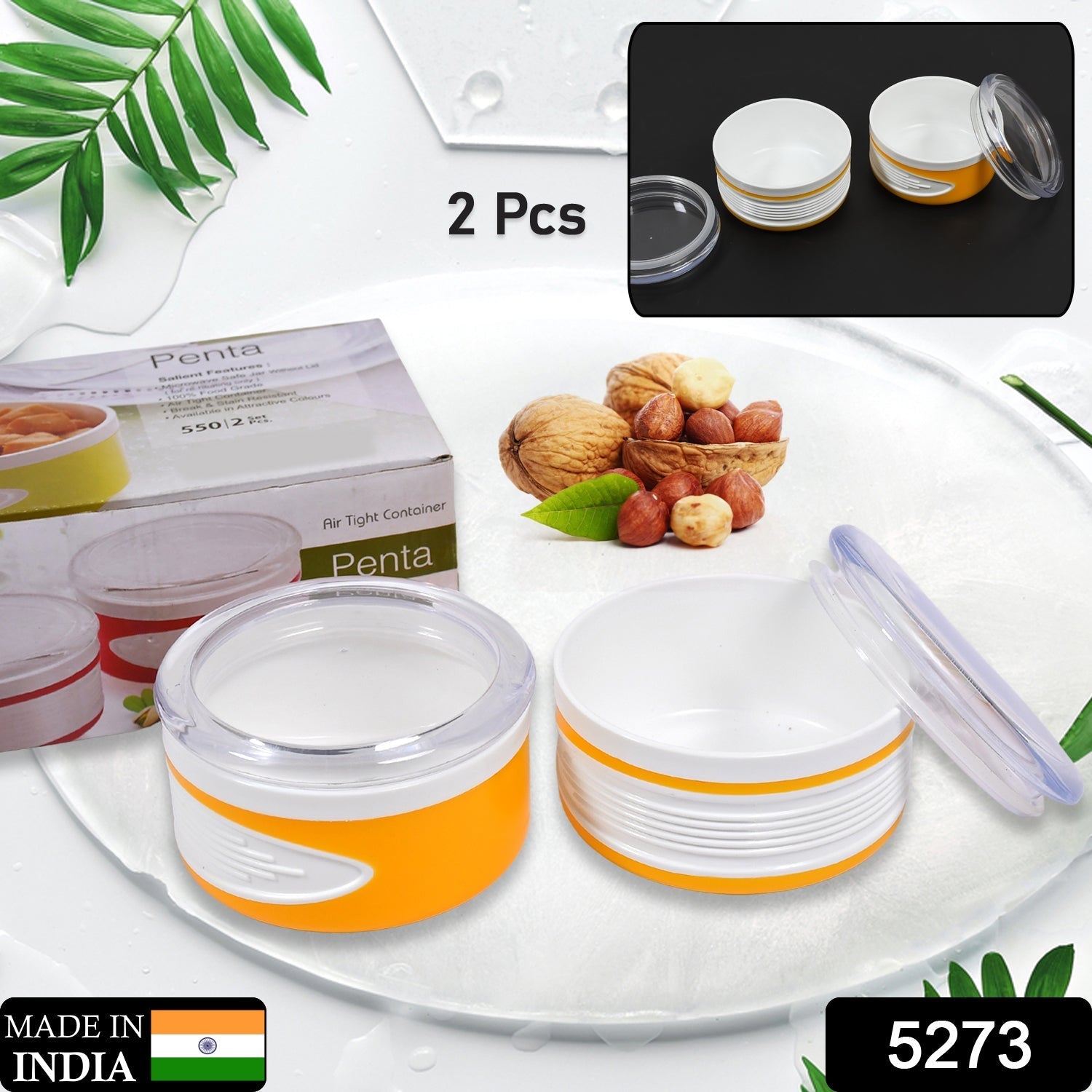 Airtight Food Container Set – 550ml, BPA-Free | Organivo Secondary image