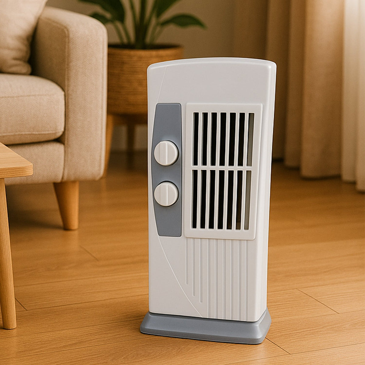Front view of Orbit micro oscillating tower fan with adjustable speed Main image