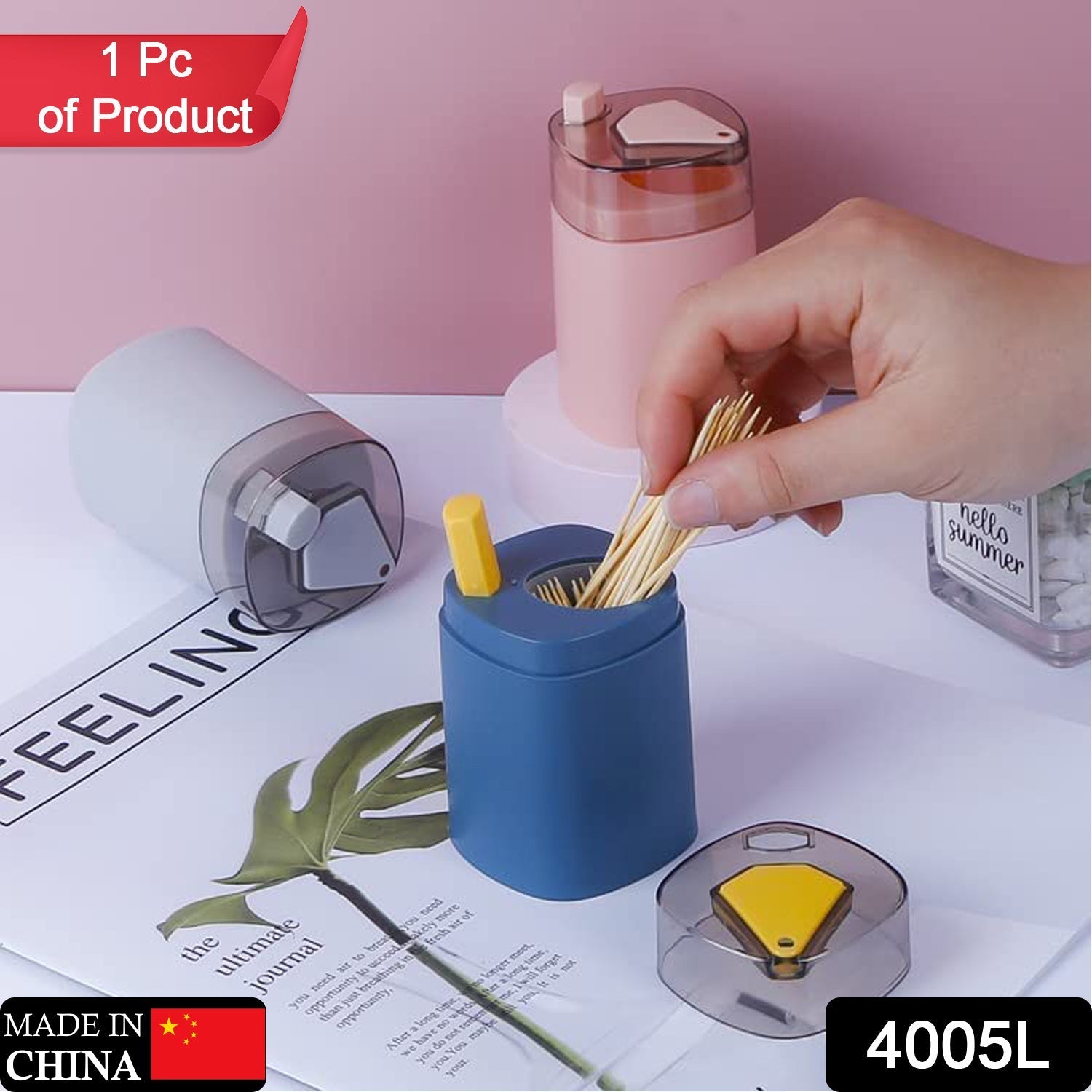 Automatic Toothpick Dispenser – Pop-Up Holder for Kitchen | Tidy Table Secondary image