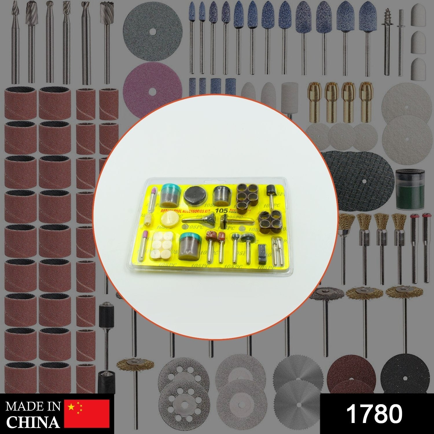 Rotary Tool Accessories Kit – 105-Piece Versatile Set | BoltForce Secondary image