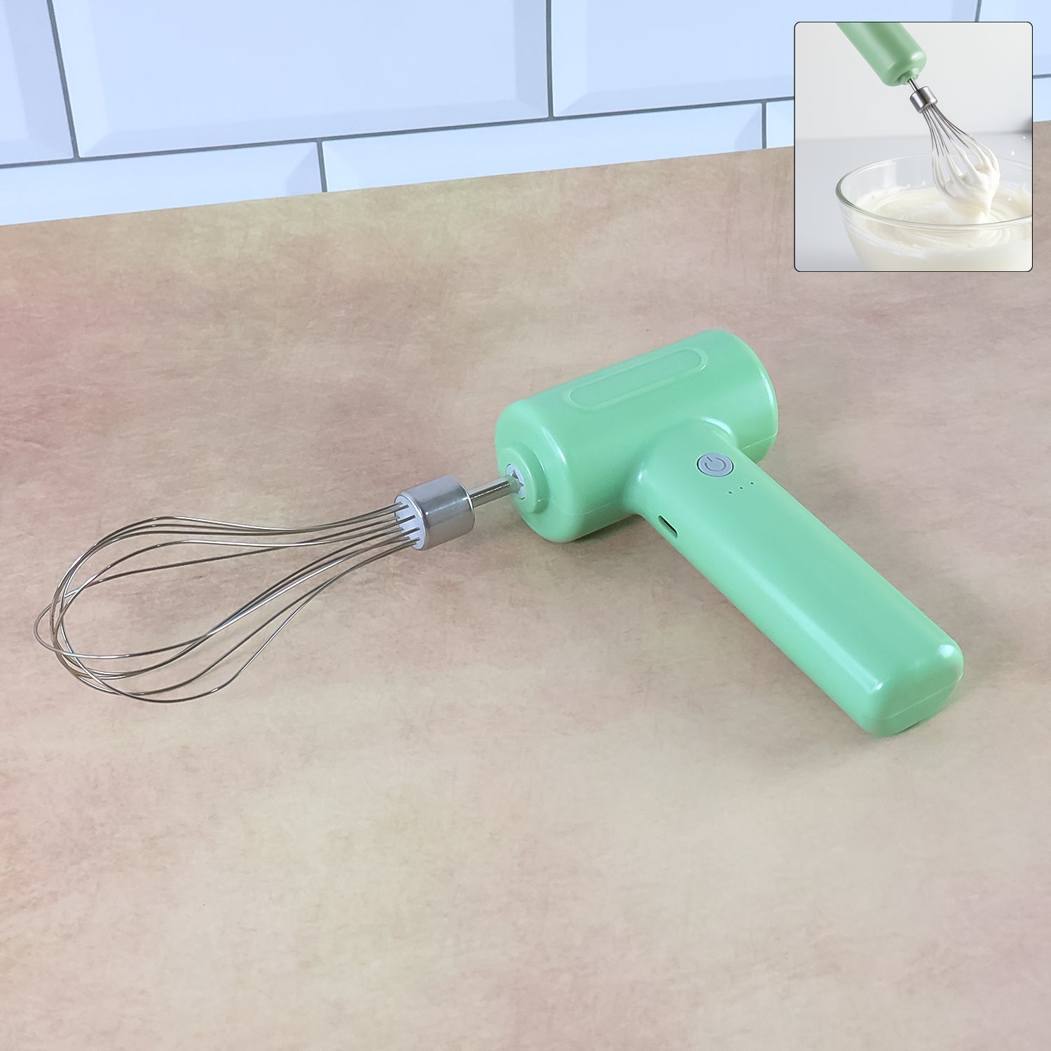 Cordless Electric Whisk – Rechargeable Handheld Mixer for Baking Secondary image