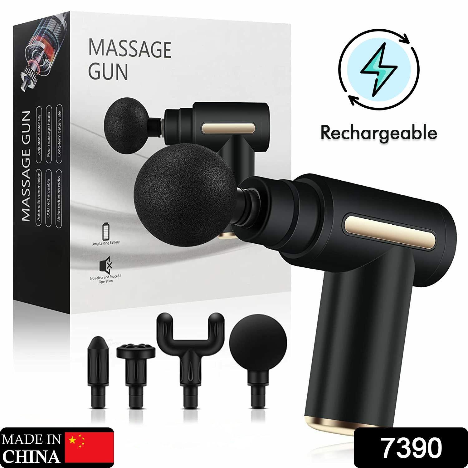 Deep Tissue Massager – Cordless for Muscle Pain Relief | VelvaBloom Secondary image