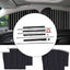 Car interior showing magnetic car window sunshade installed, offering privacy and shade.
