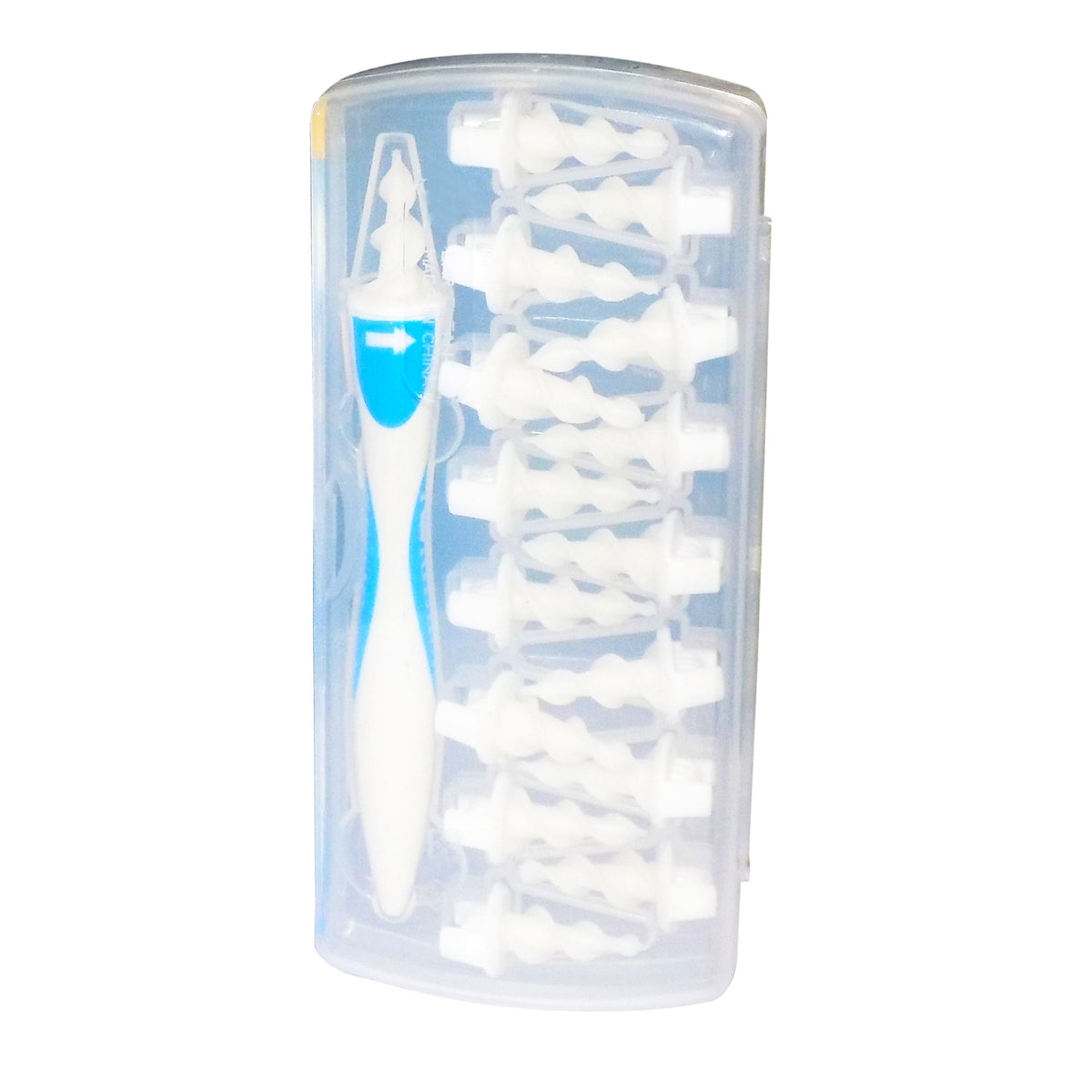 Silicone earwax remover kit with reusable soft tips and ergonomic handle. Main image