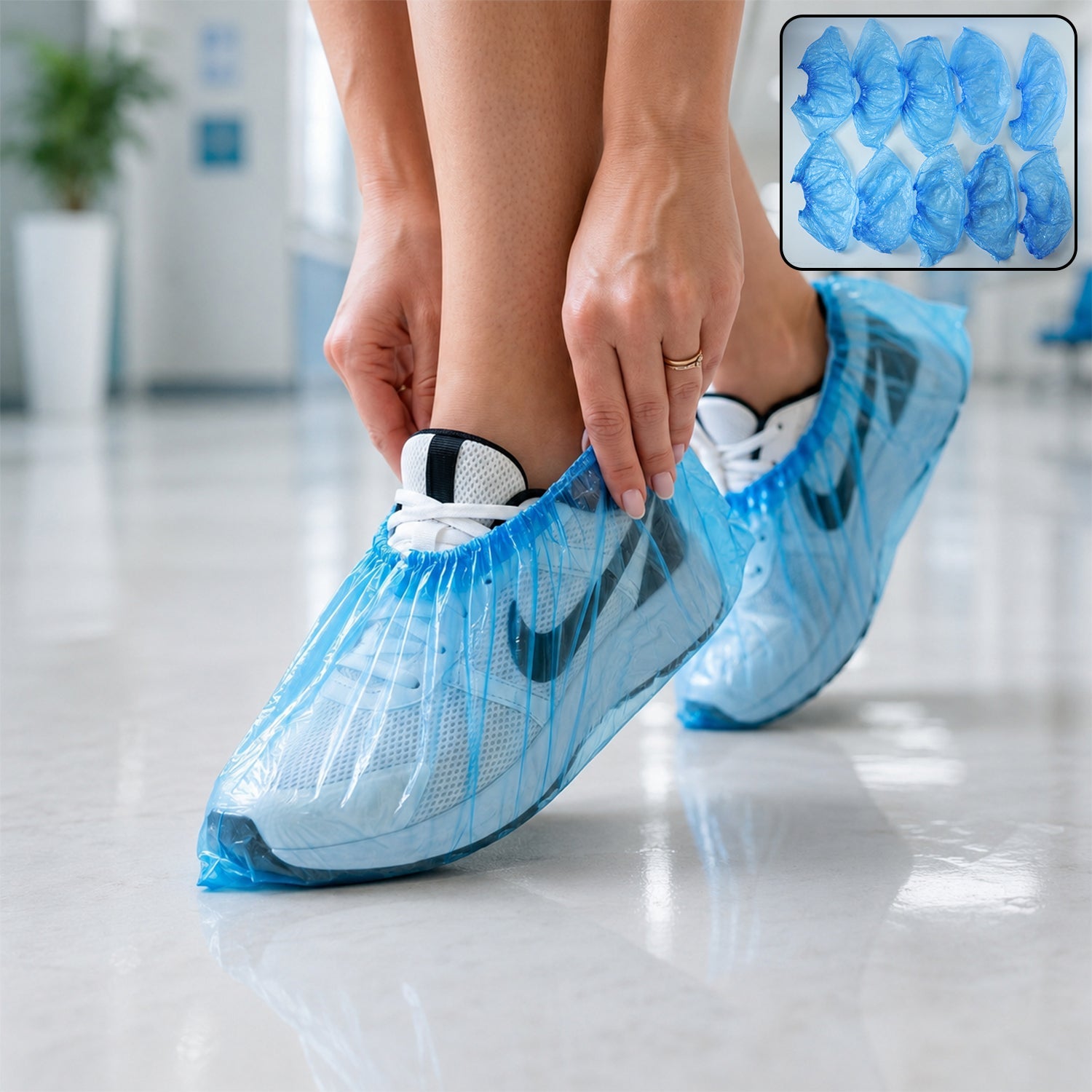 Disposable Shoe Covers Waterproof Hygienic Fit for Shoes Secondary image