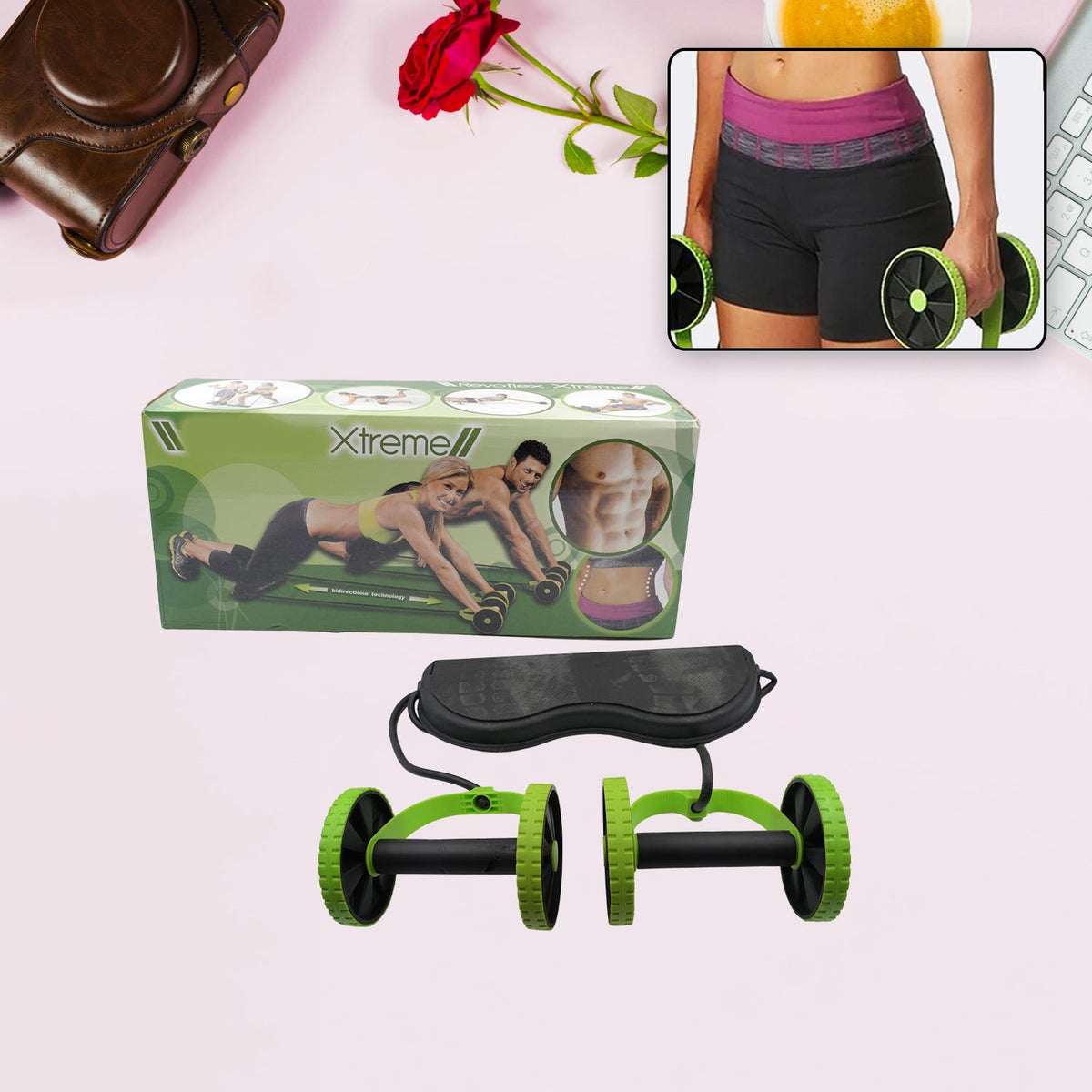 FitFuzion Ab Resistance Exerciser for effective core strength training. Main image