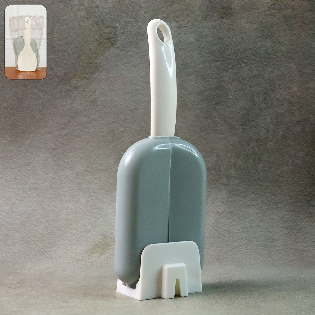 Automatic rice spoon holder with hygienic dust cover on kitchen counter Main image