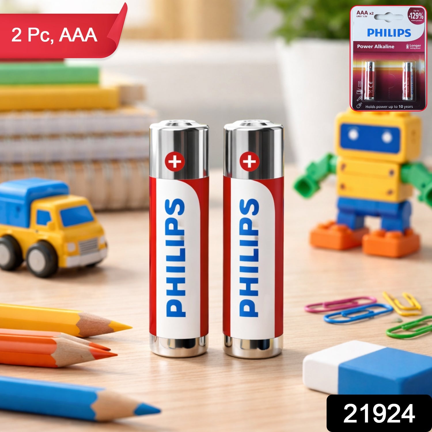 AAA Power Alkaline Batteries – Long Lasting Performance Pack of 2 Secondary image