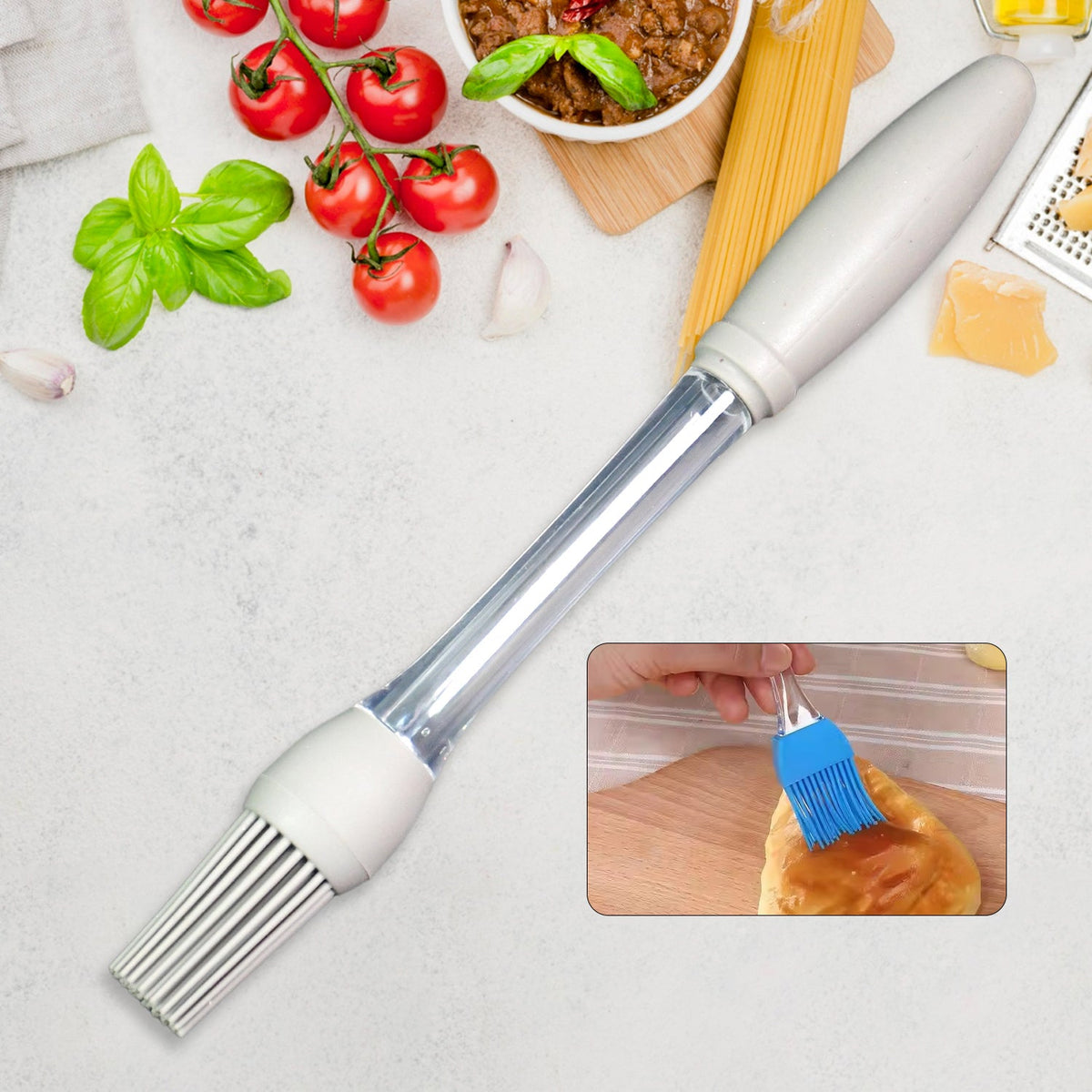 Silicone oil brush with liquid storage for easy oil spreading Main image