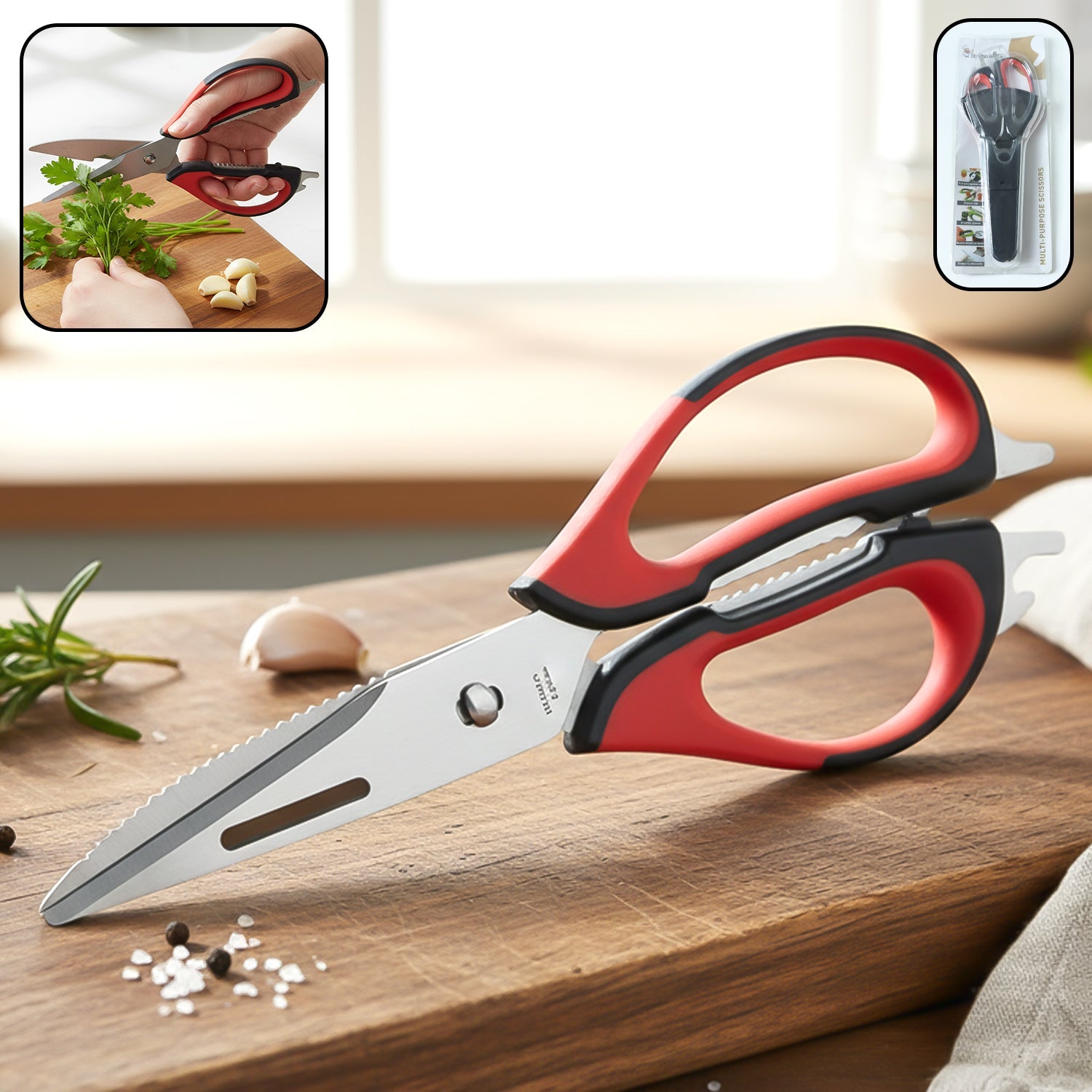 Kitchen Scissors – Heavy Duty Multipurpose with Sharp Blades Secondary image