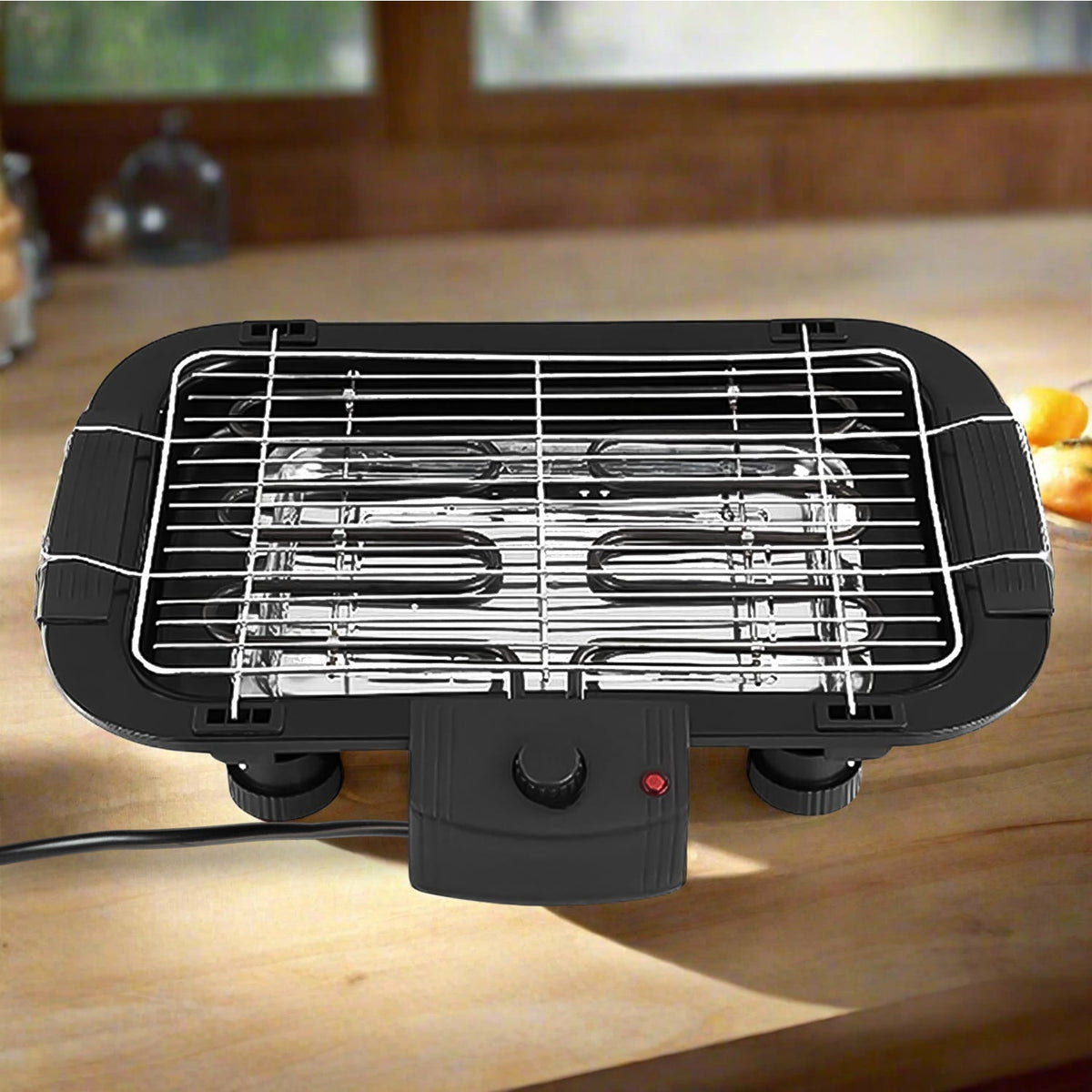 Chef’s Embrace 2000W Electric Barbecue Grill for indoor and outdoor cooking. Main image