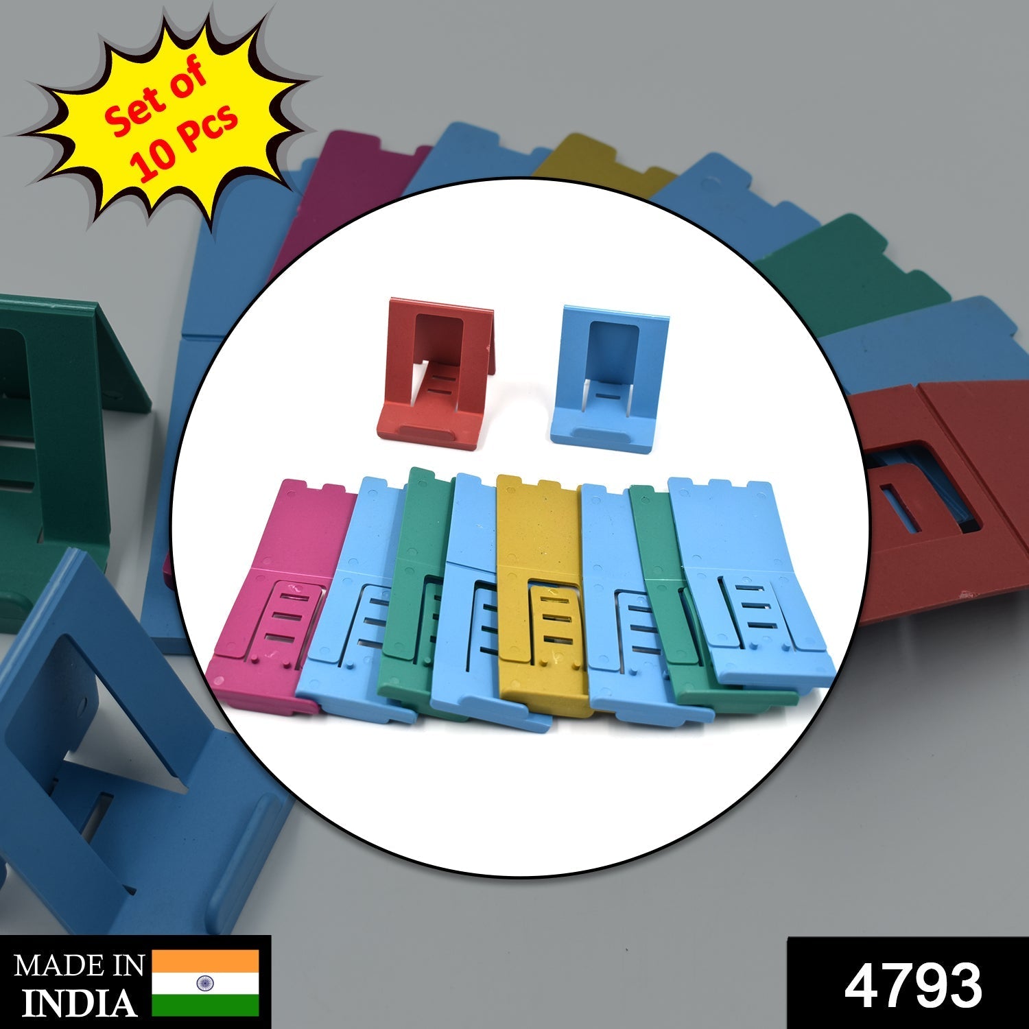 10-Pack Adjustable Phone Stand – Desk, Office & Home Use | PHOBIA Secondary image
