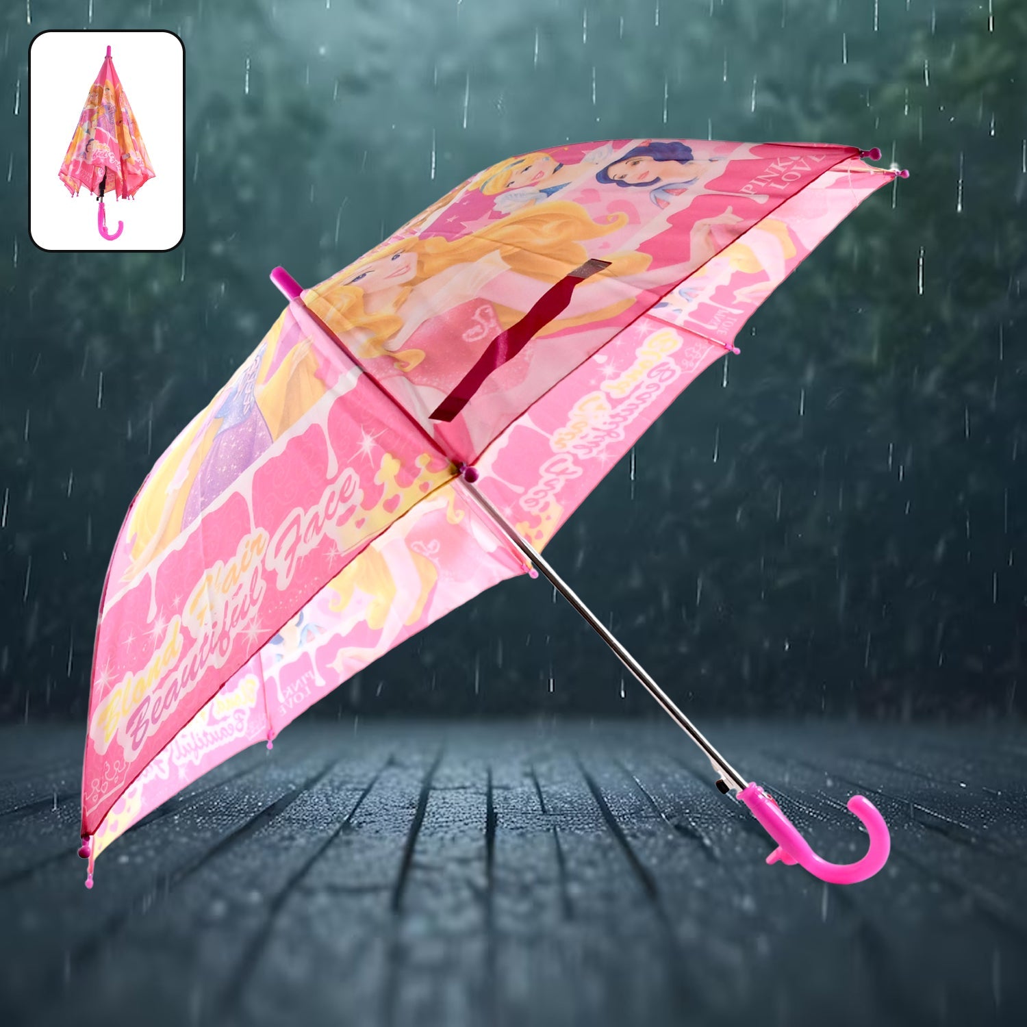 3 Fold Umbrella Windproof Compact Travel Friendly Secondary image
