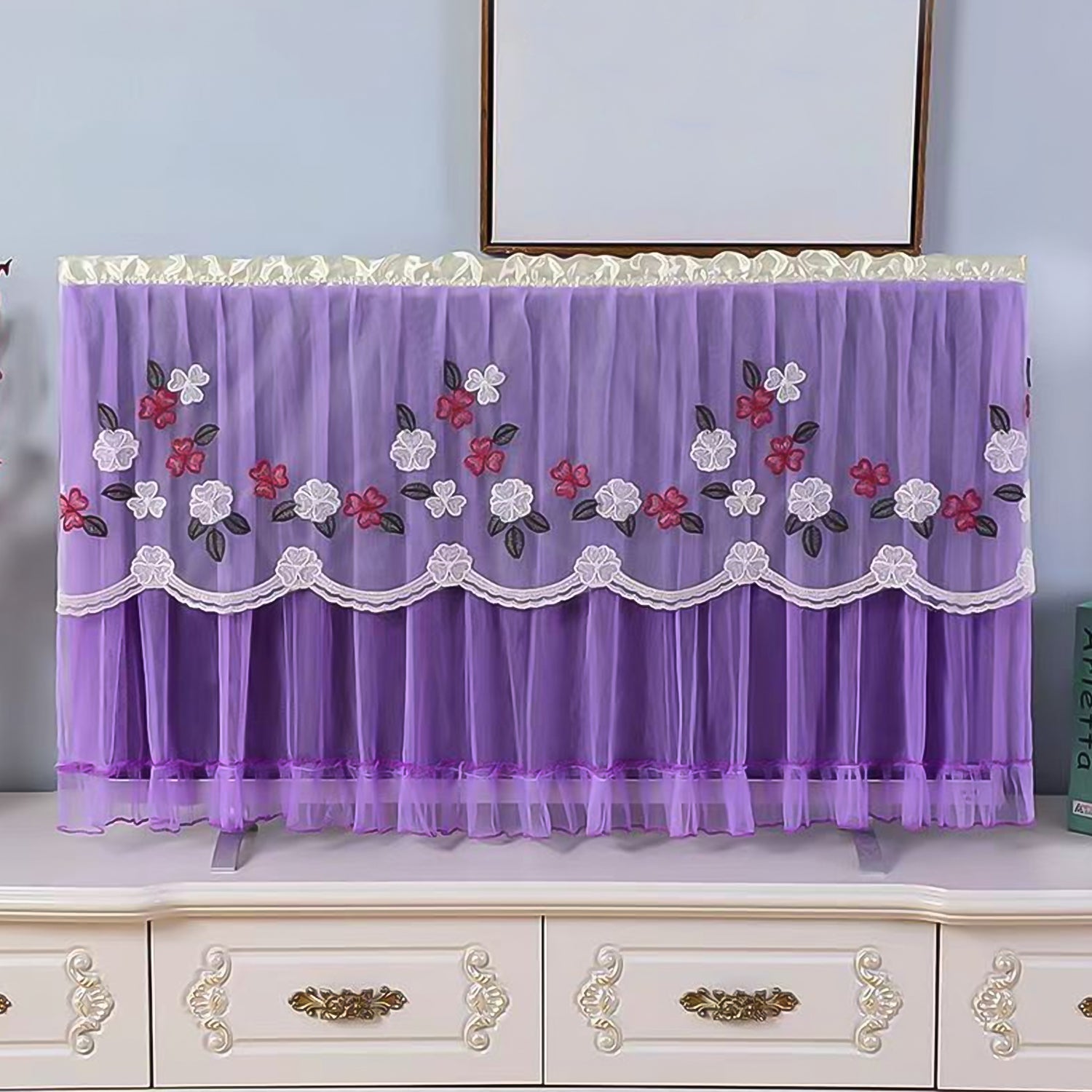 Dustproof TV Cover 42 Inch – Elastic Antistatic Protector | FreshAura Secondary image
