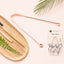 Velvet Wellness Copper Tongue Cleaner on a white background.