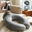 Ergonomic U-shaped support pillow providing knee comfort