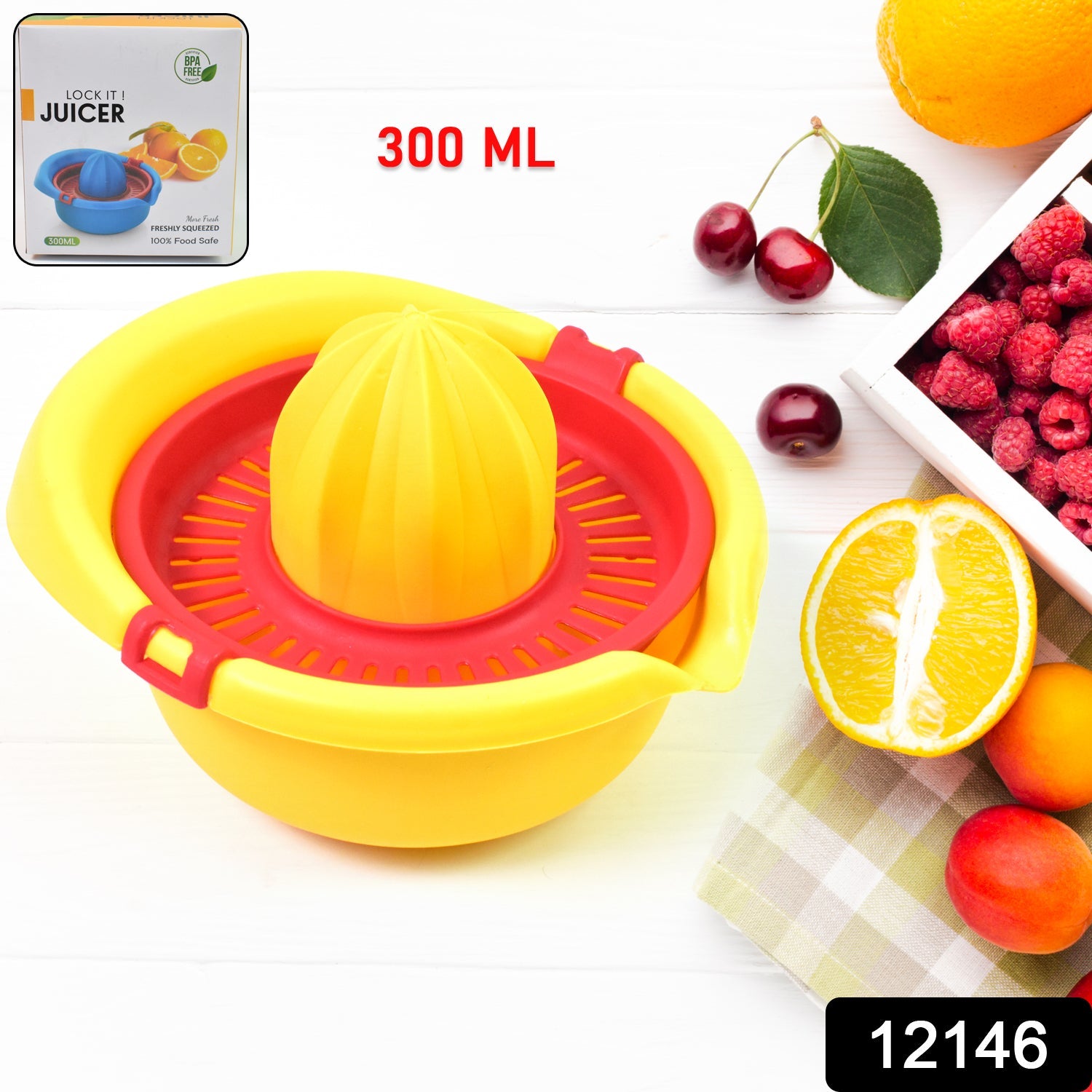 Orange Hand Press Juicer – Durable & Easy Clean | Corporate Kudos Secondary image