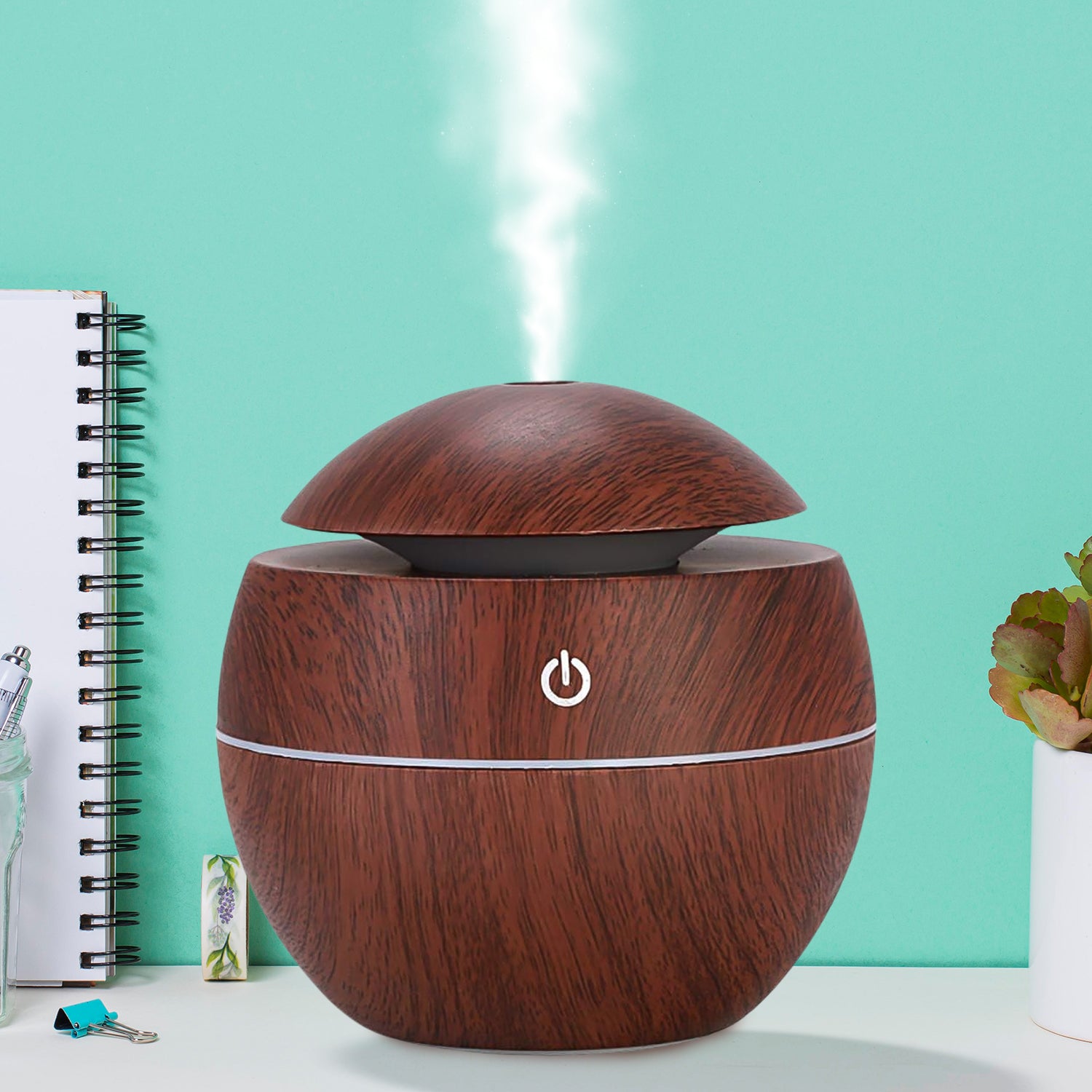USB Desktop Humidifier – Ultrasonic LED Aroma Diffuser | Airvanta Secondary image