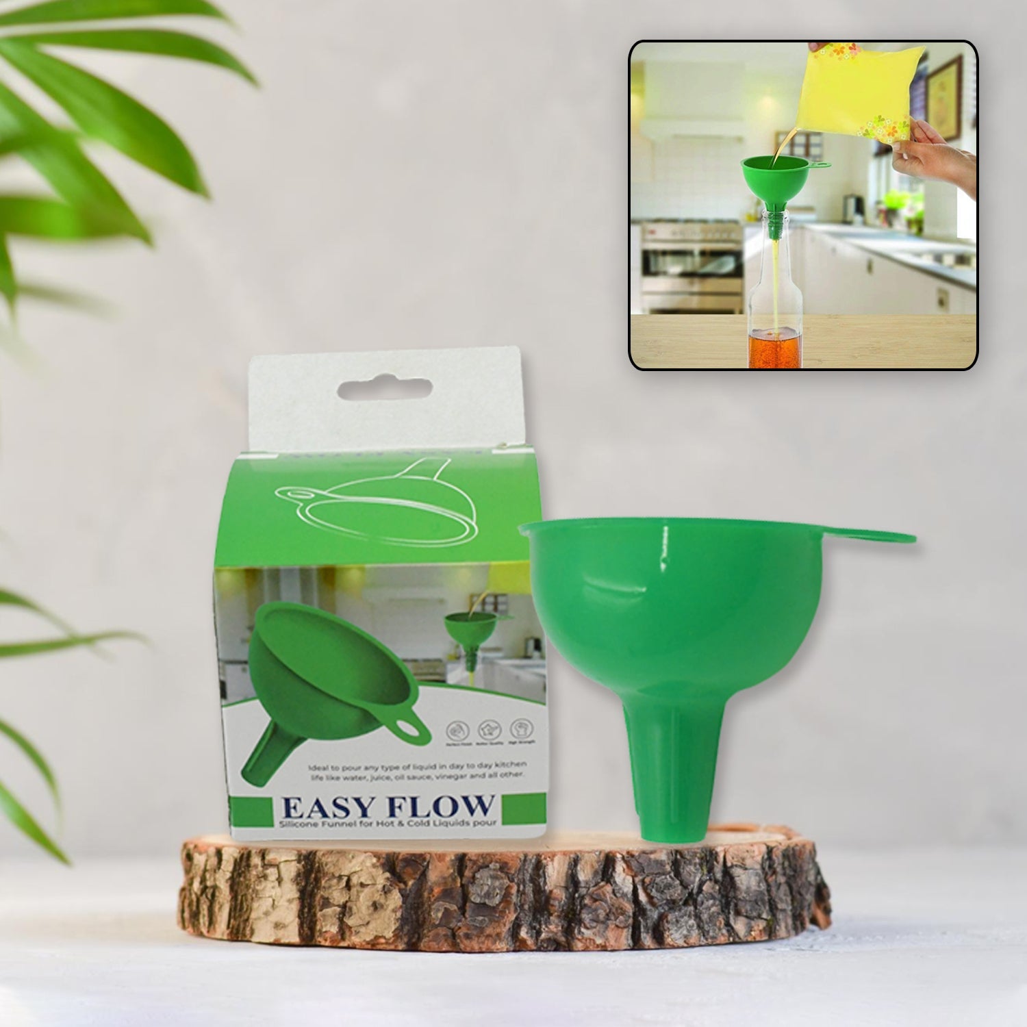 Silicone Funnel – Food-Grade Pouring Tool | Quickslice Secondary image