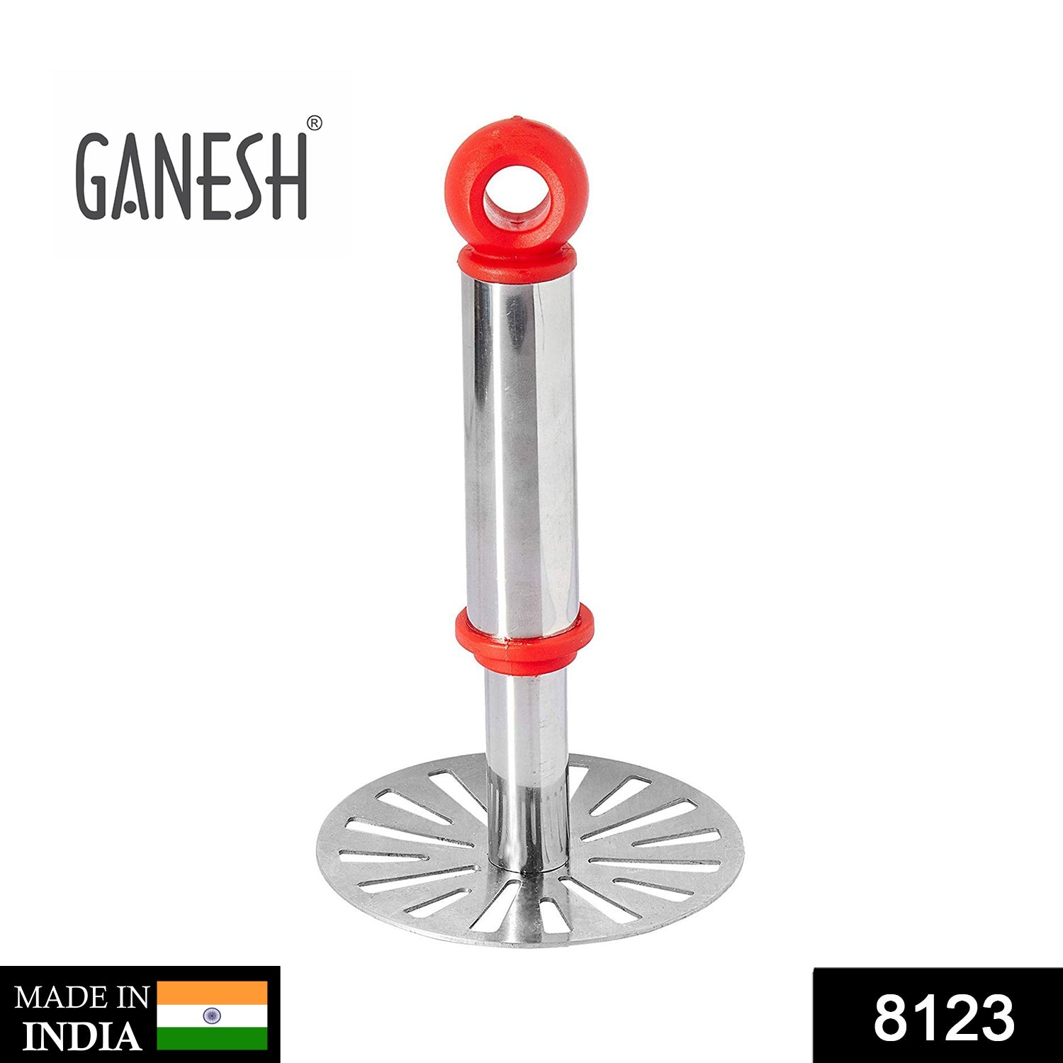 Potato Masher – Stainless Steel with Plastic Handle | Ganesh Secondary image
