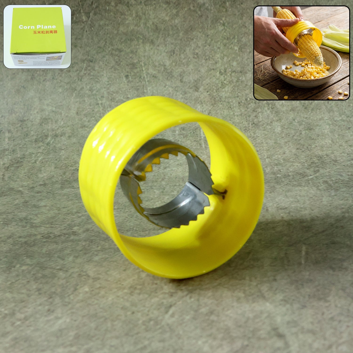 Corn Kernel Stripper – Manual Handheld Tool for Easy De-Kerneling Secondary image