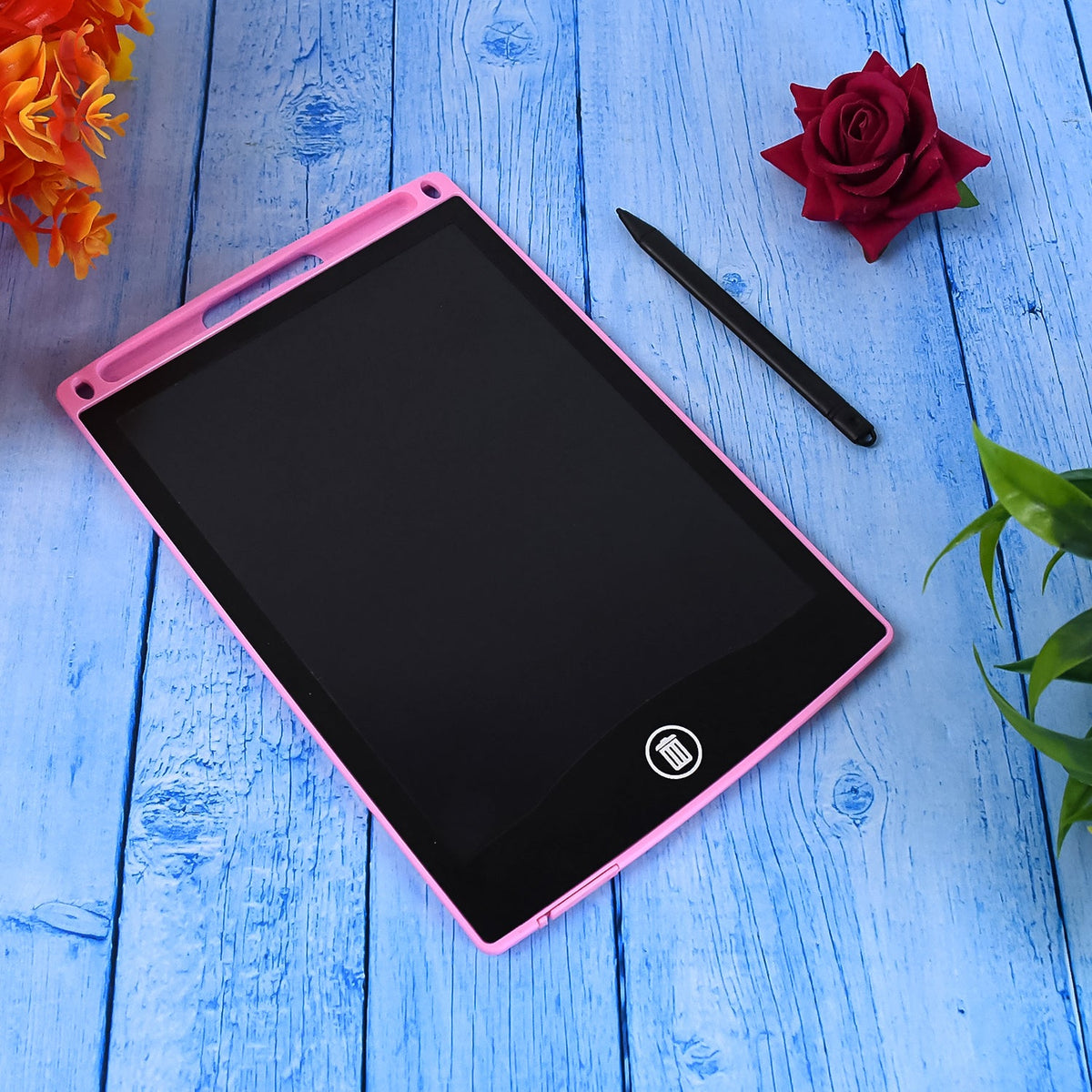 Portable 8.5 inch LCD writing tablet showing digital drawing surface Main image