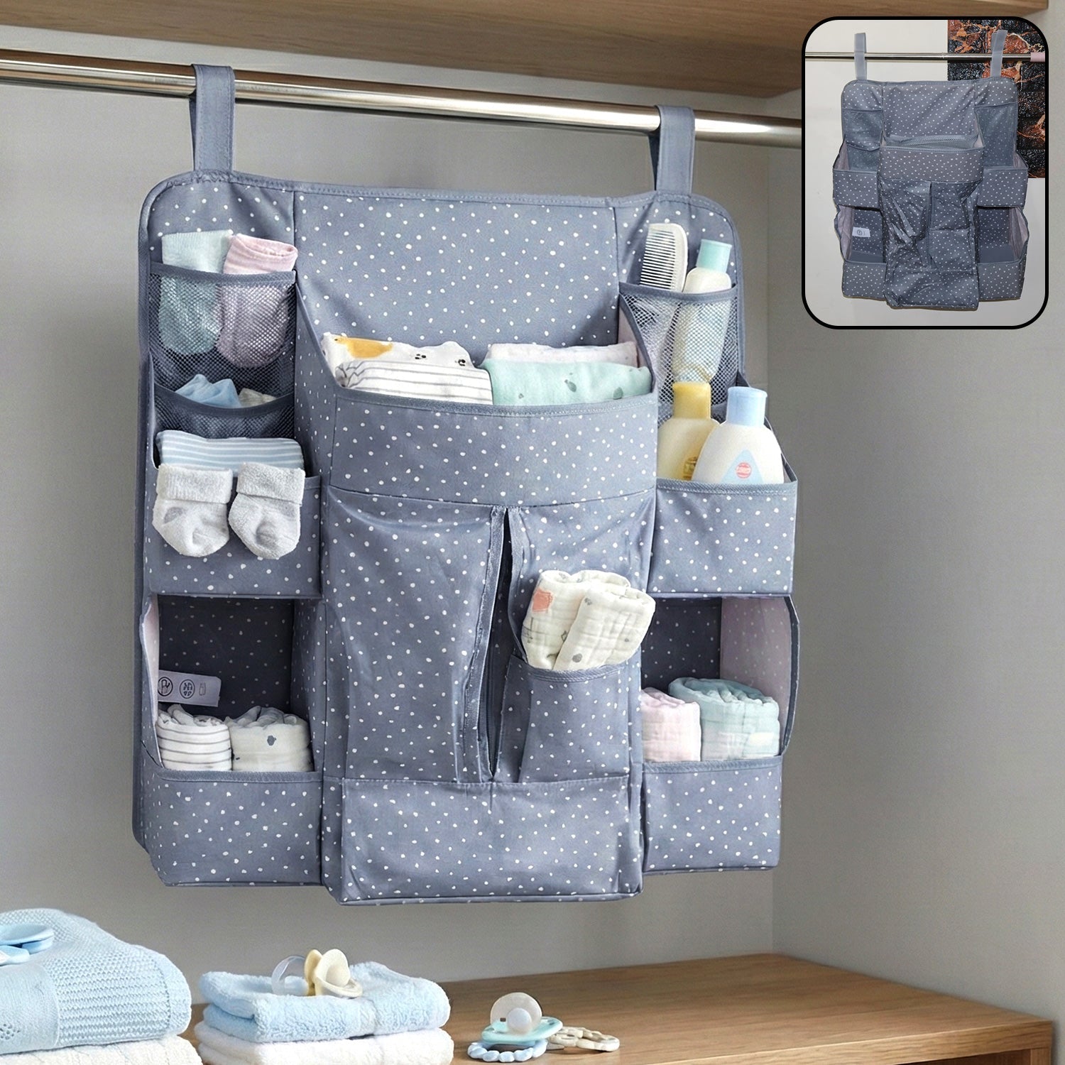Baby Care Organizer – Multi-Pocket Hanging Nursery Storage Secondary image