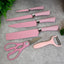 Quickslice 6 Pcs Chef Knife Set with stainless steel blades and ceramic coating.