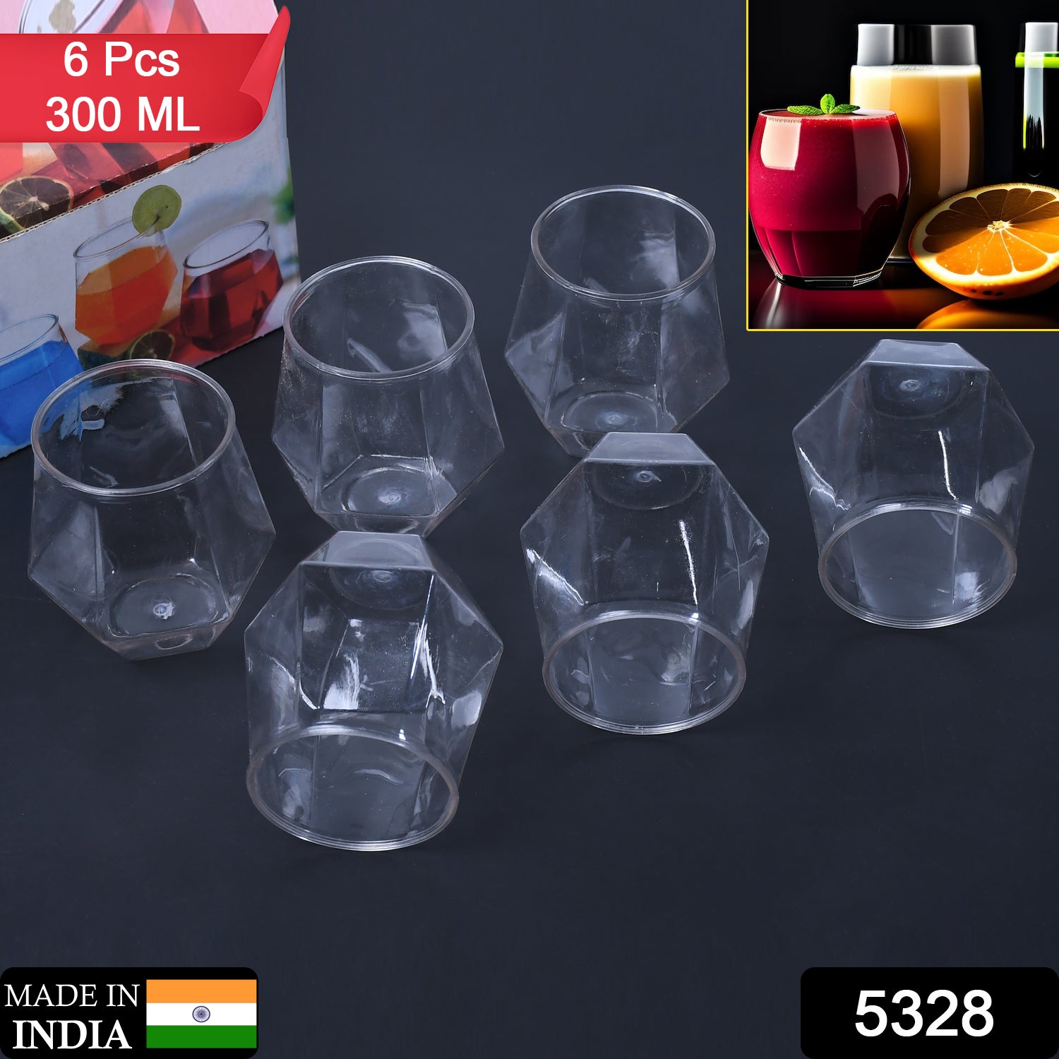 Pilsner Glasses – Durable Polycarbonate Set of 6 | Serve Stellar Secondary image