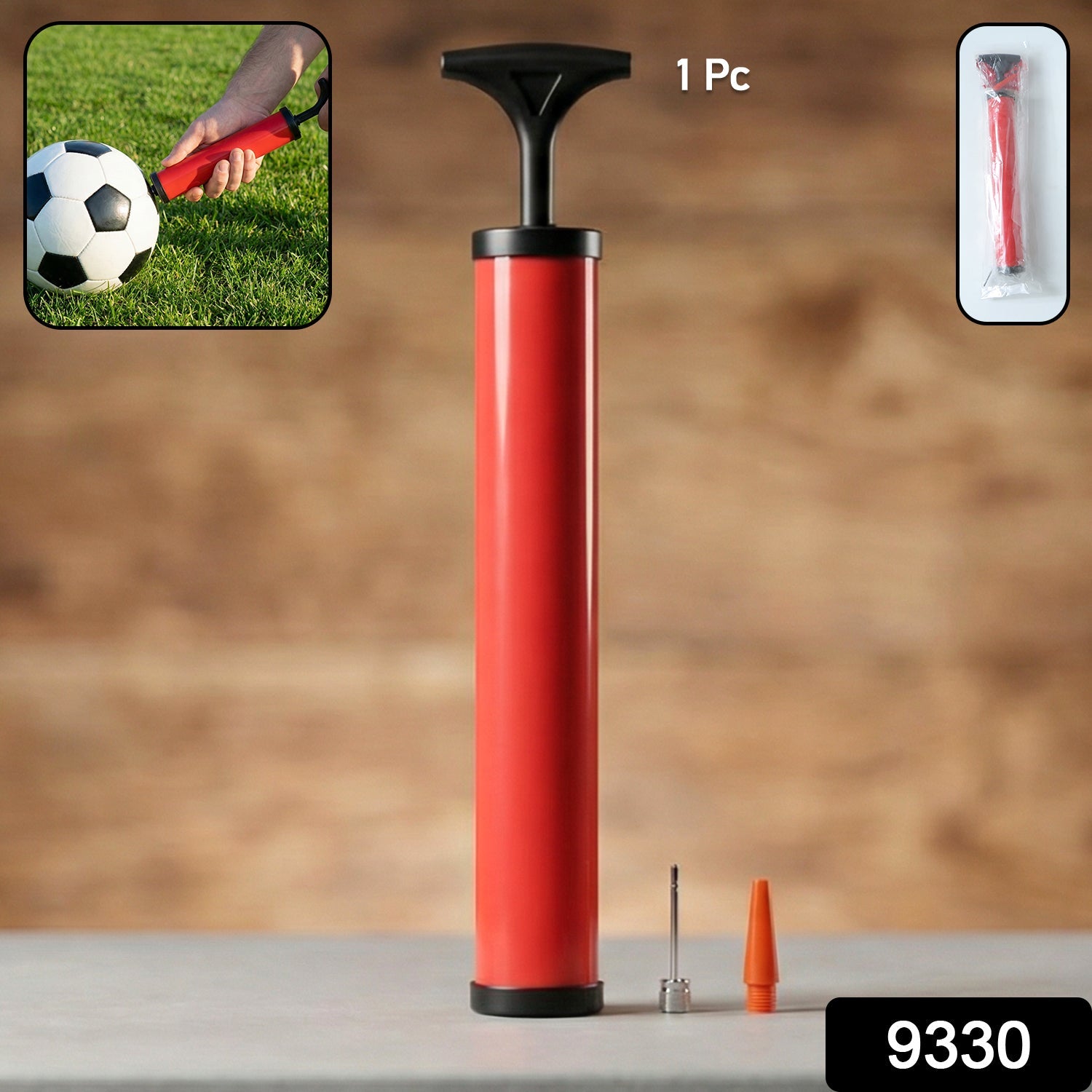 Ball Pump – 28 cm Plastic Hand Pump for Sports | FitFuzion Secondary image
