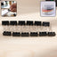 Set of 51 mm large binder clips for strong paper grip