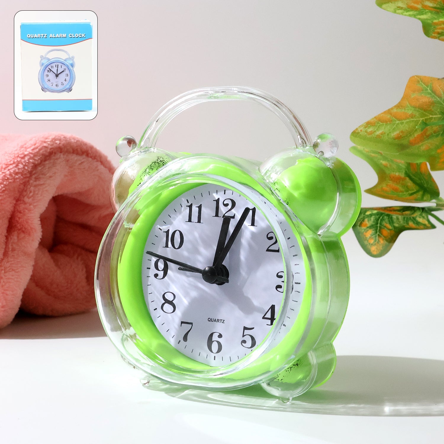 Quartz Analog Alarm Clock – Loud Alarm & Compact Design Secondary image