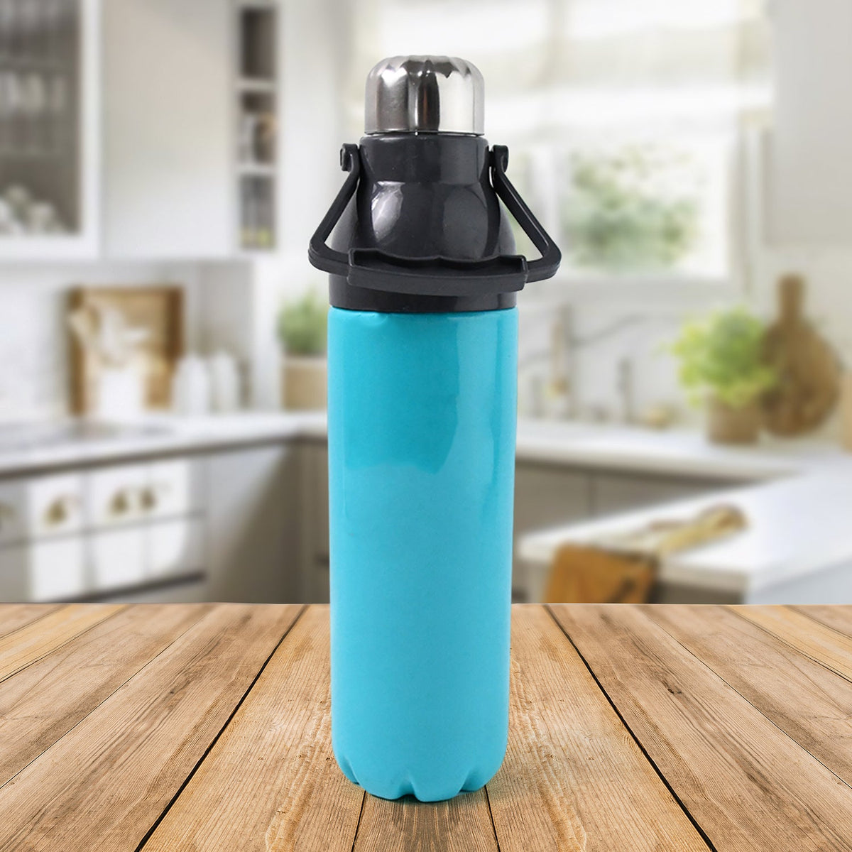 Plastic sports bottle insulated 1100Ml in assorted colors with handle Main image