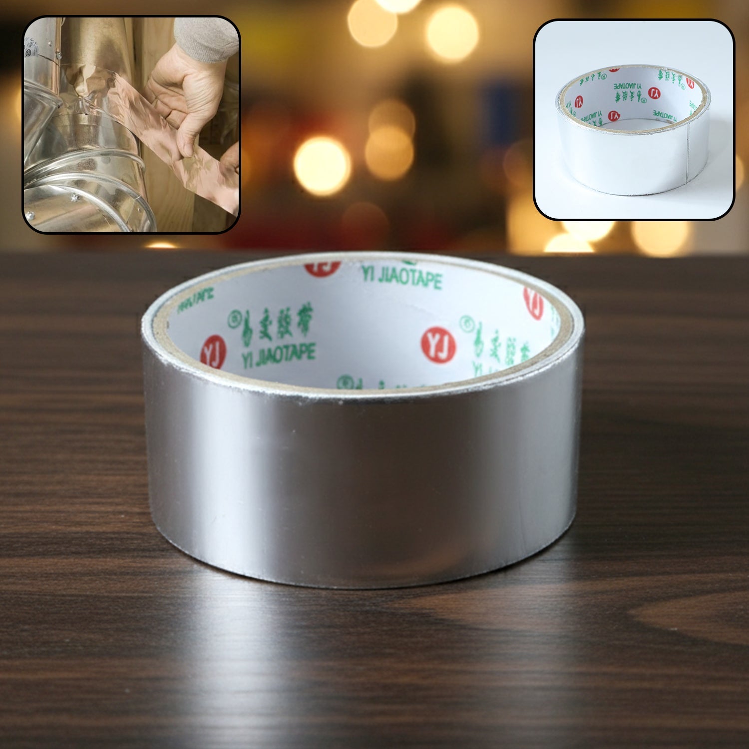 Aluminium Foil Adhesive Tape – Heavy-Duty Seal & Repair 85×40 mm Secondary image