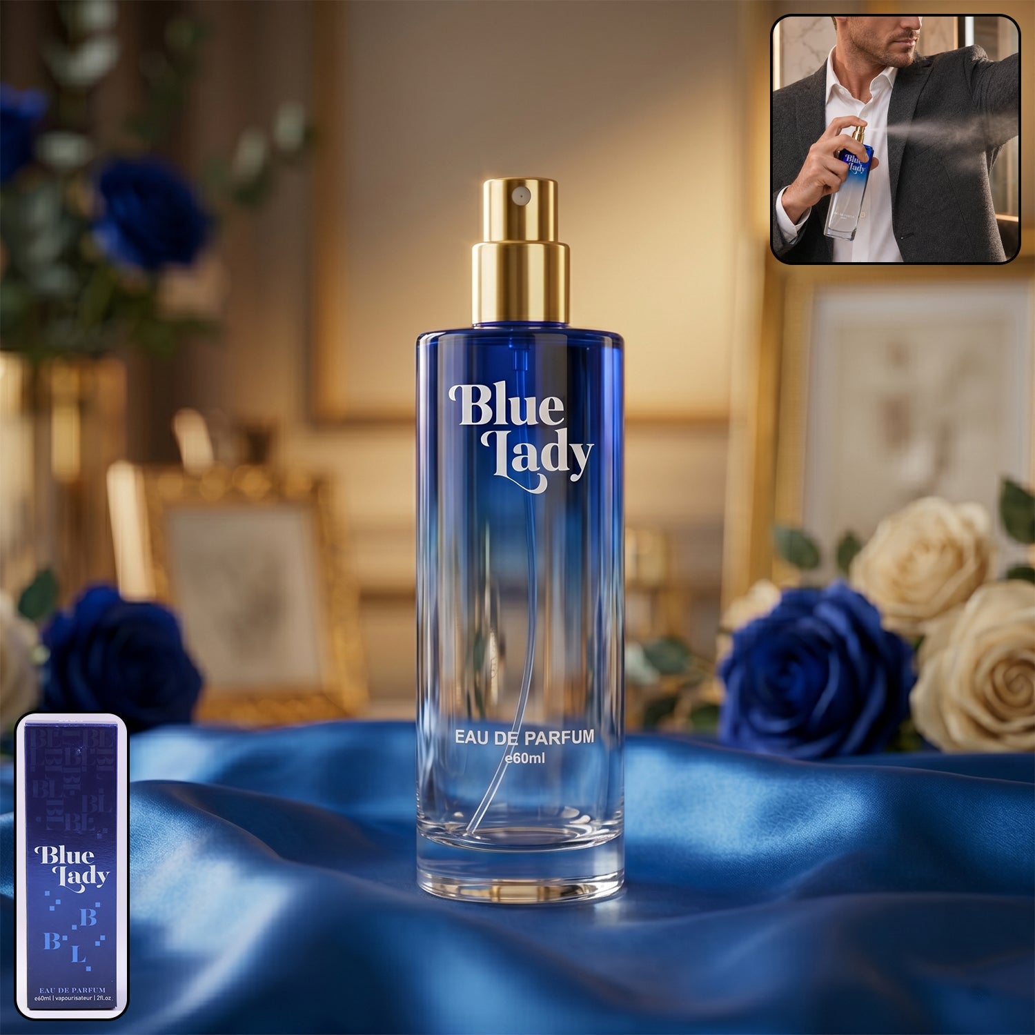 Blue Lady Eau De Parfum – Long Lasting Floral Fragrance for Daily Wear Secondary image