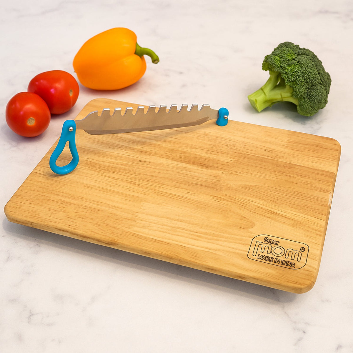 Durable wooden cutting board for kitchen use Main image