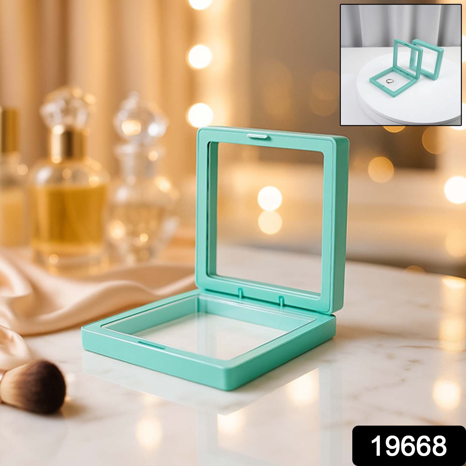 Transparent Jewellery Display Box – Elegant 3D Floating Organizer Secondary image