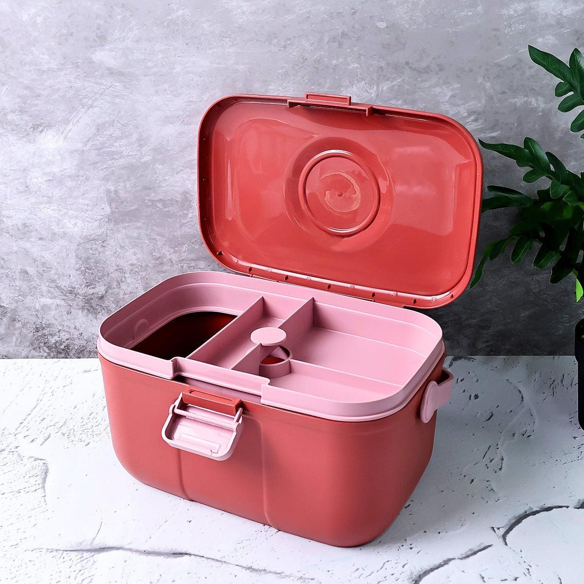 Durable multipurpose storage box with handle for home organization Main image