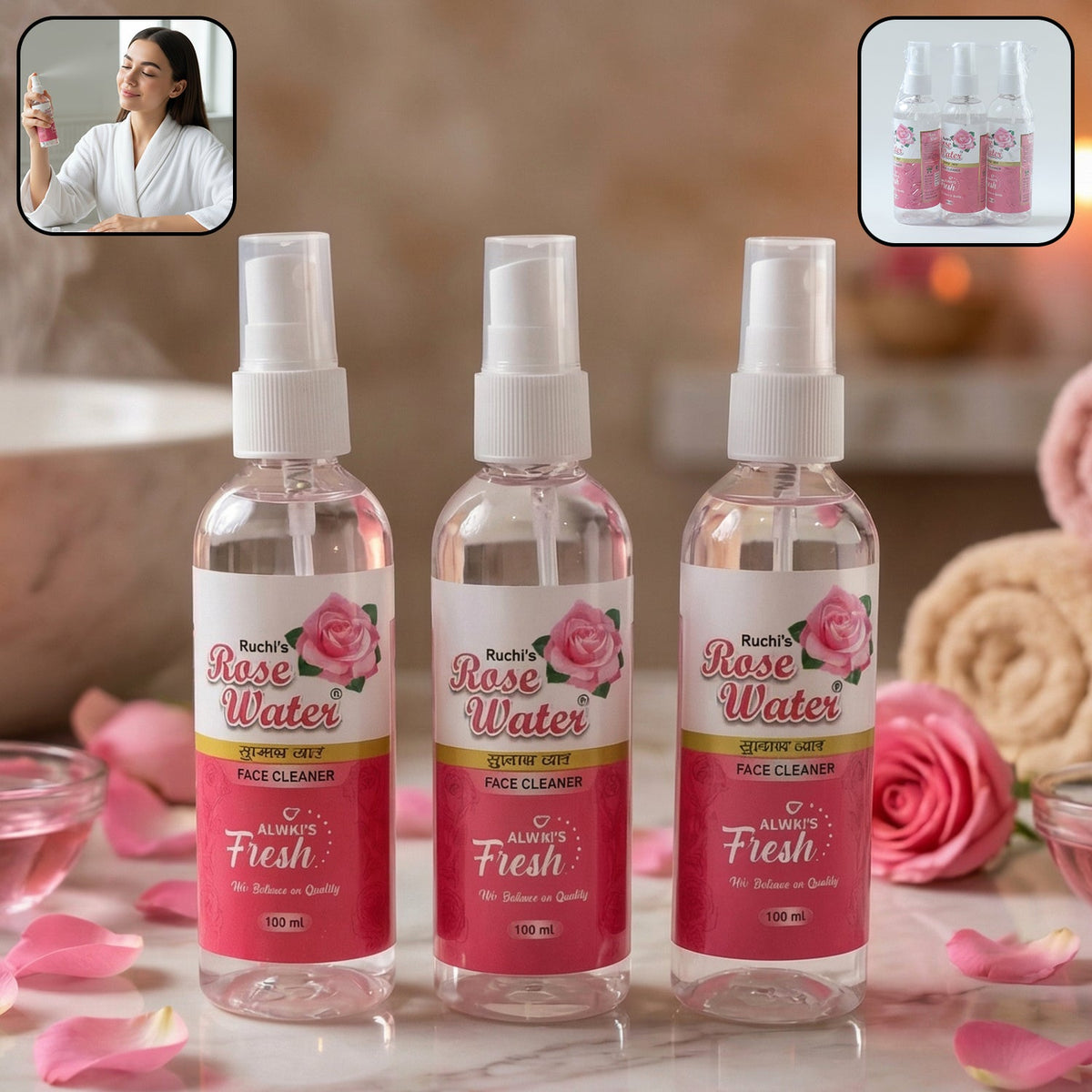 Rose Water Face spray for skin hydration Main image