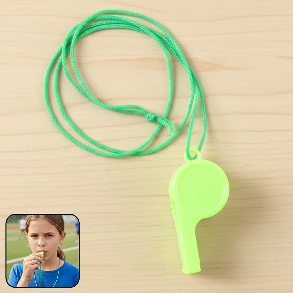 Plastic sports whistle with loud sound for sports and safety Main image