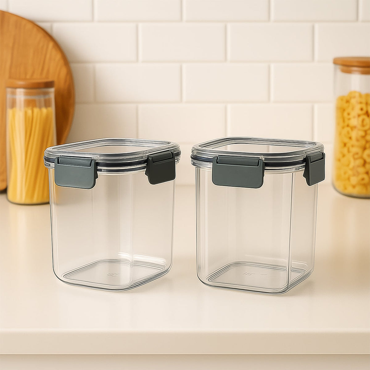 Apex Airtight Food Storage Containers set of 2 with Press N’ Lock lids Main image