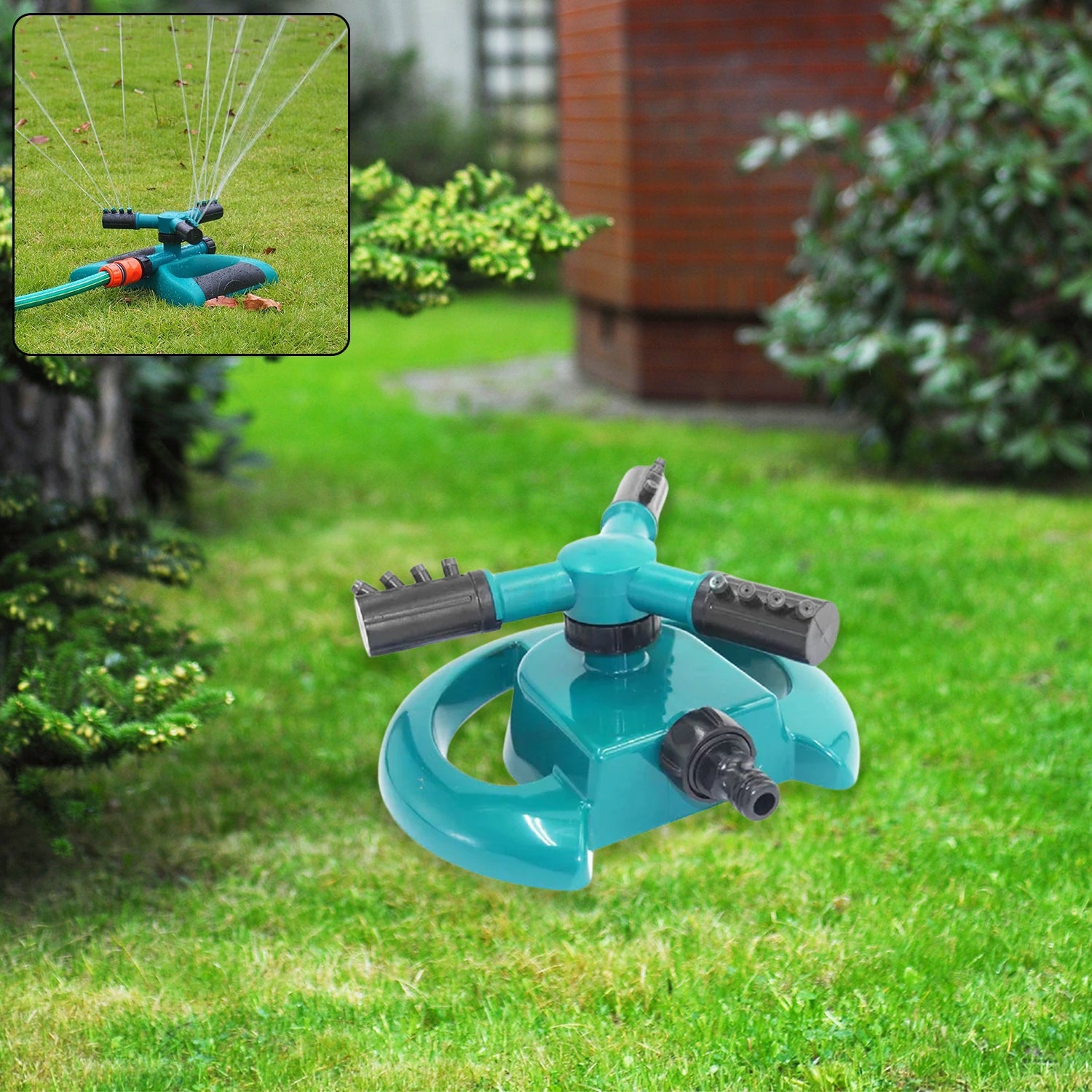 Rotating Garden Sprinkler – 360° Lawn Irrigation | Tidy Roots Secondary image