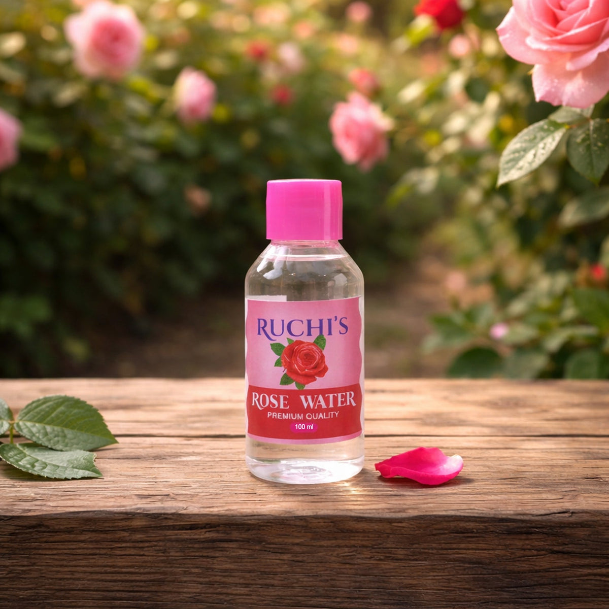Premium rose water skin toner and face mist in 100ml bottle Main image