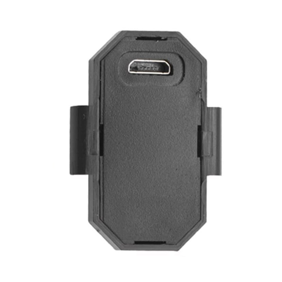 Compact LED strobe light illuminating in vibrant multi-colors for enhanced visibility. Main image