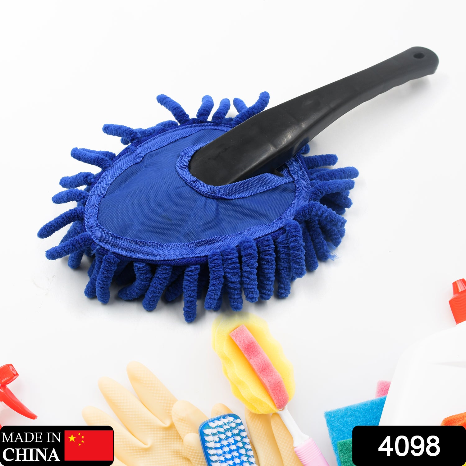 Microfiber Car Wash Brush – Streak-Free Cleaning | Velvet Wipe Secondary image