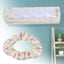 Durable folding fabric air conditioner dust cover fitting a 1.5 ton AC unit