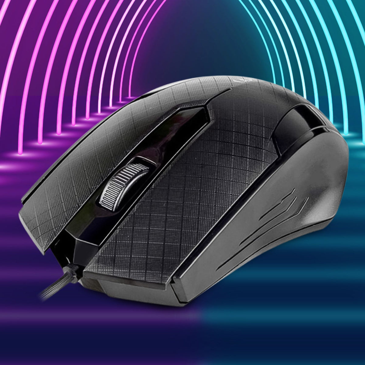 Ergonomic wired optical mouse for comfortable daily computer use. Main image